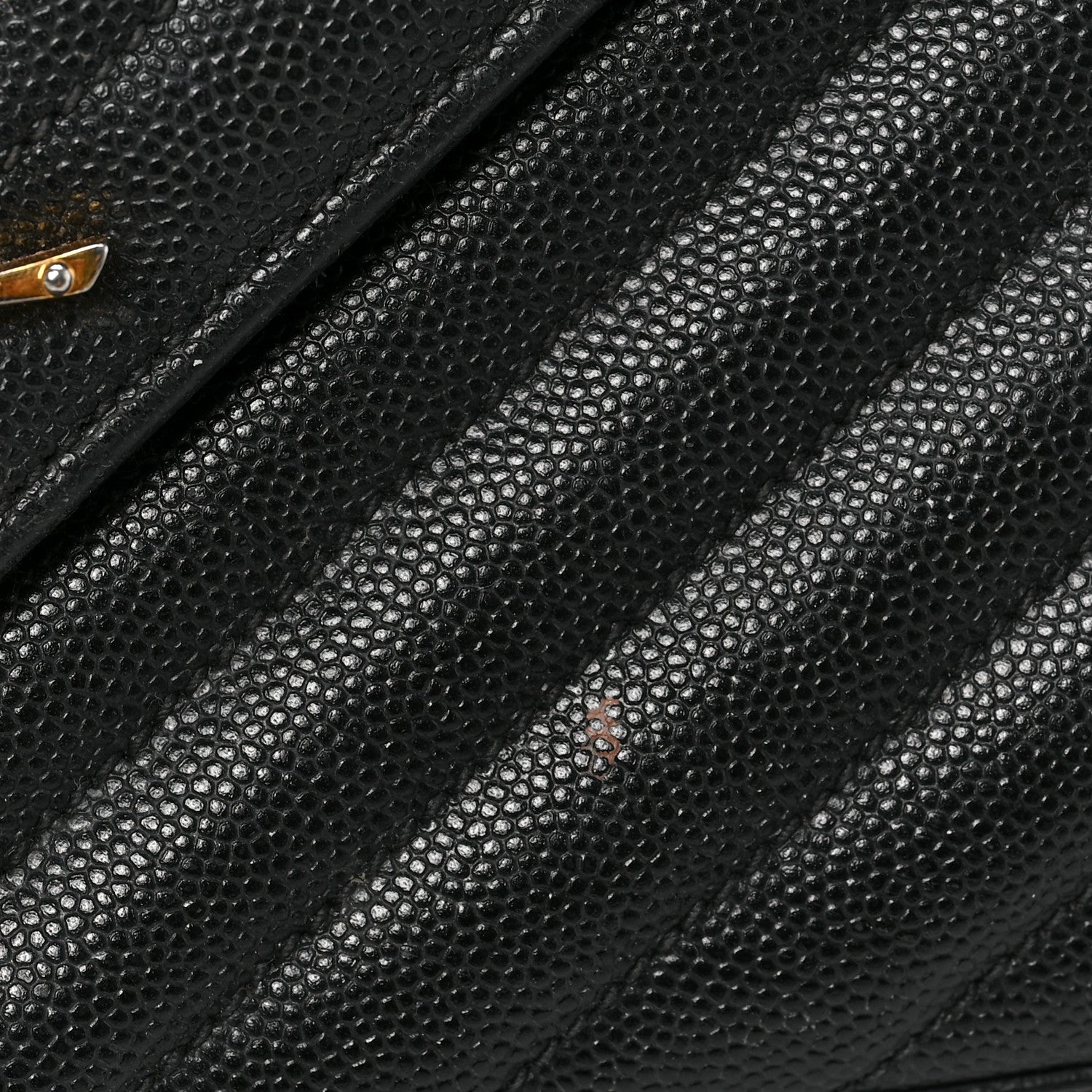 Saint Laurent Grain De Poudre Matelasse Chevron Medium Monogram Satchel Black 9 of 12