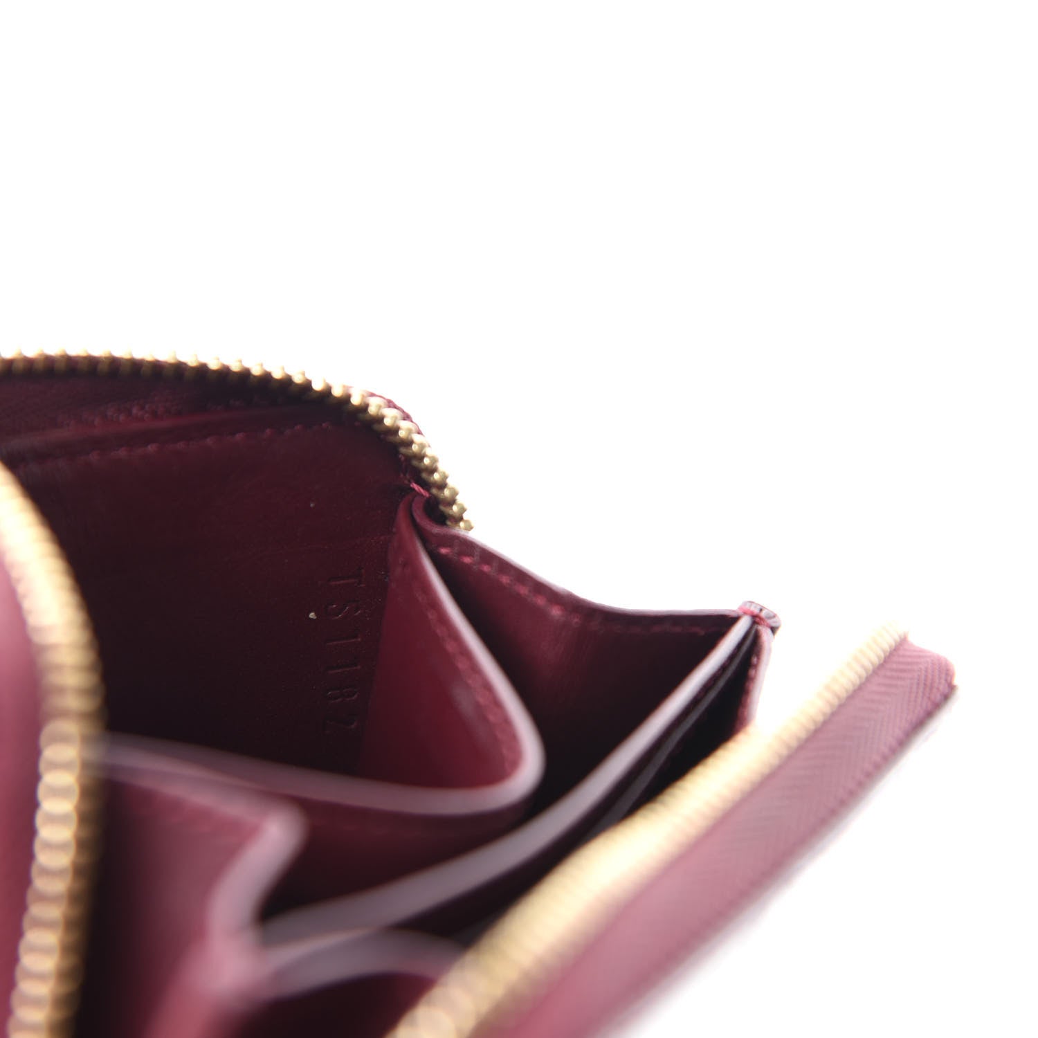 Louis Vuitton Vernis Zippy Coin Purse Wallet Rouge Fauviste 9 of 9