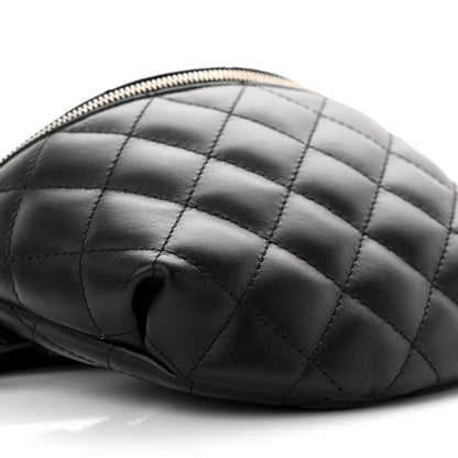 Chanel Calfskin Quilted Waist Belt Bag Black 9 of 10