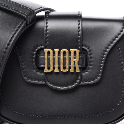 Christian Dior Calfskin Mini D Fence Saddle Bag Black 10 of 10