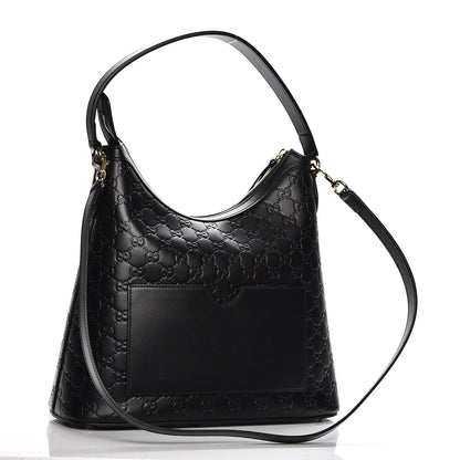 Gucci Guccissima Linea A Hobo Black 4 of 8