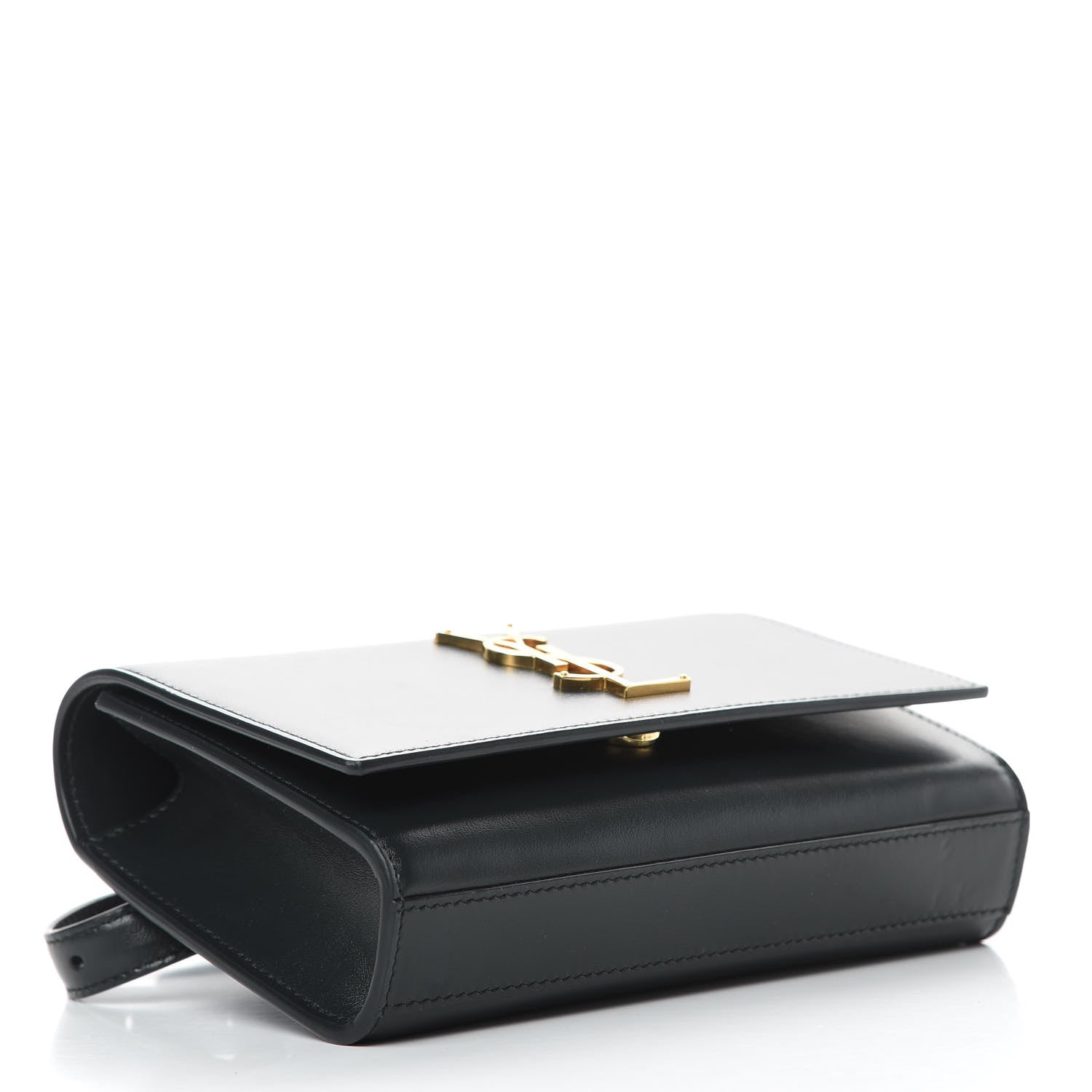 Saint Laurent Smooth Calfskin Monogram Kate Belt Bag Dark Leaf 4 of 16