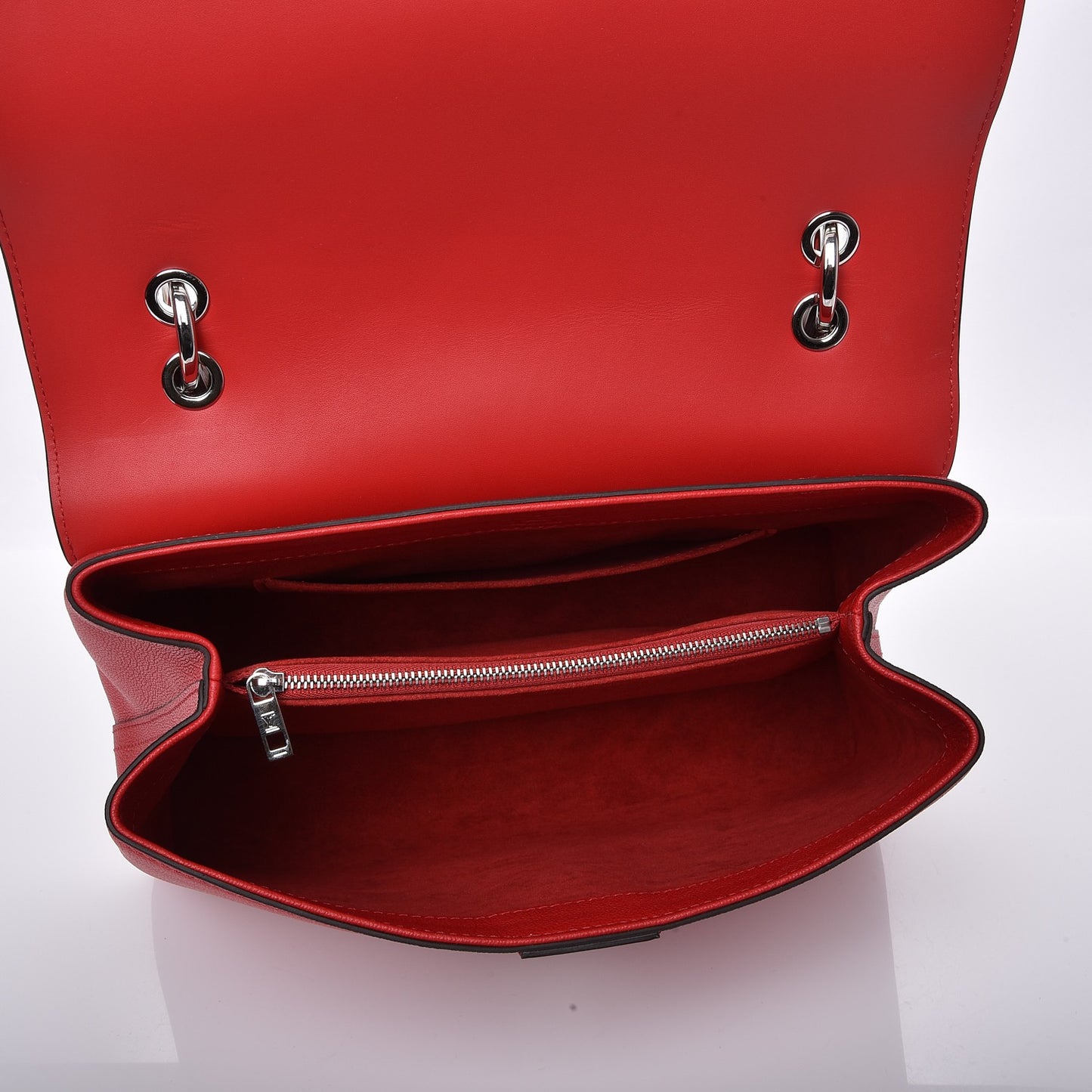 Grained Calfskin Very One Handle Rubis