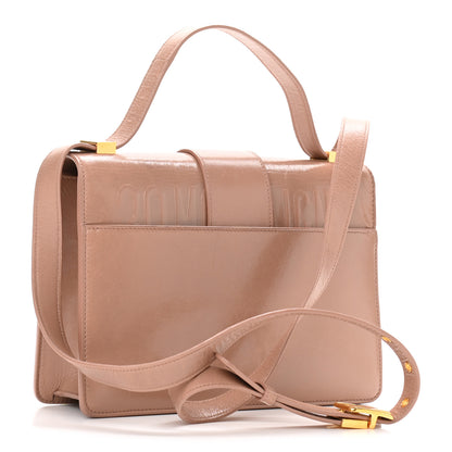 Christian Dior Shiny Crinkled Lambskin 30 Montaigne Flap Bag Fard 3 of 11