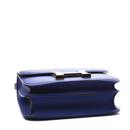 Hermes Epsom Constance 24 Bleu Electrique 3 of 10