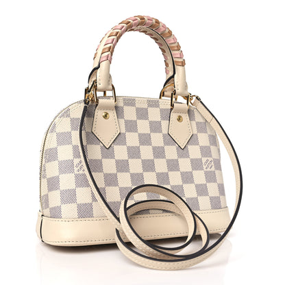 Louis Vuitton Damier Azur Braided Alma BB 2 of 7