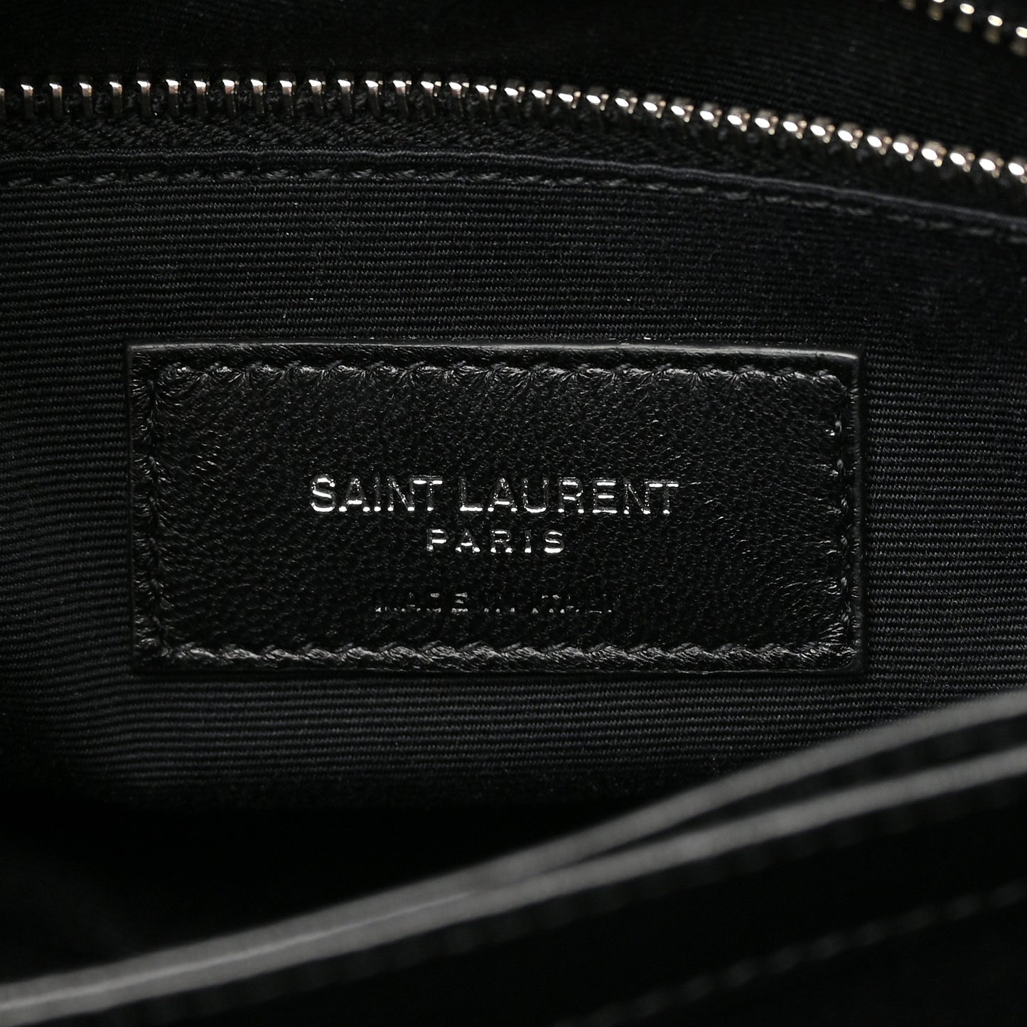Y Quilted Monogram Toy Loulou Chain Satchel Black