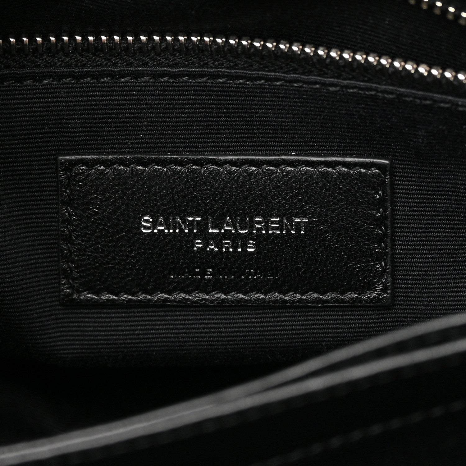 Saint Laurent Y Quilted Monogram Toy Loulou Chain Satchel Black 6 of 10