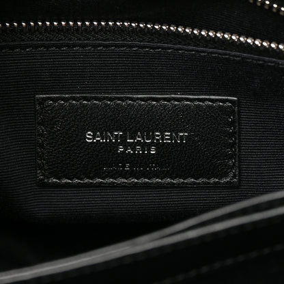 Saint Laurent Y Quilted Monogram Toy Loulou Chain Satchel Black 6 of 10