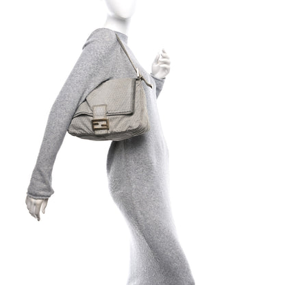 Fendi Zucchino Mama Baguette Grey 2 of 9