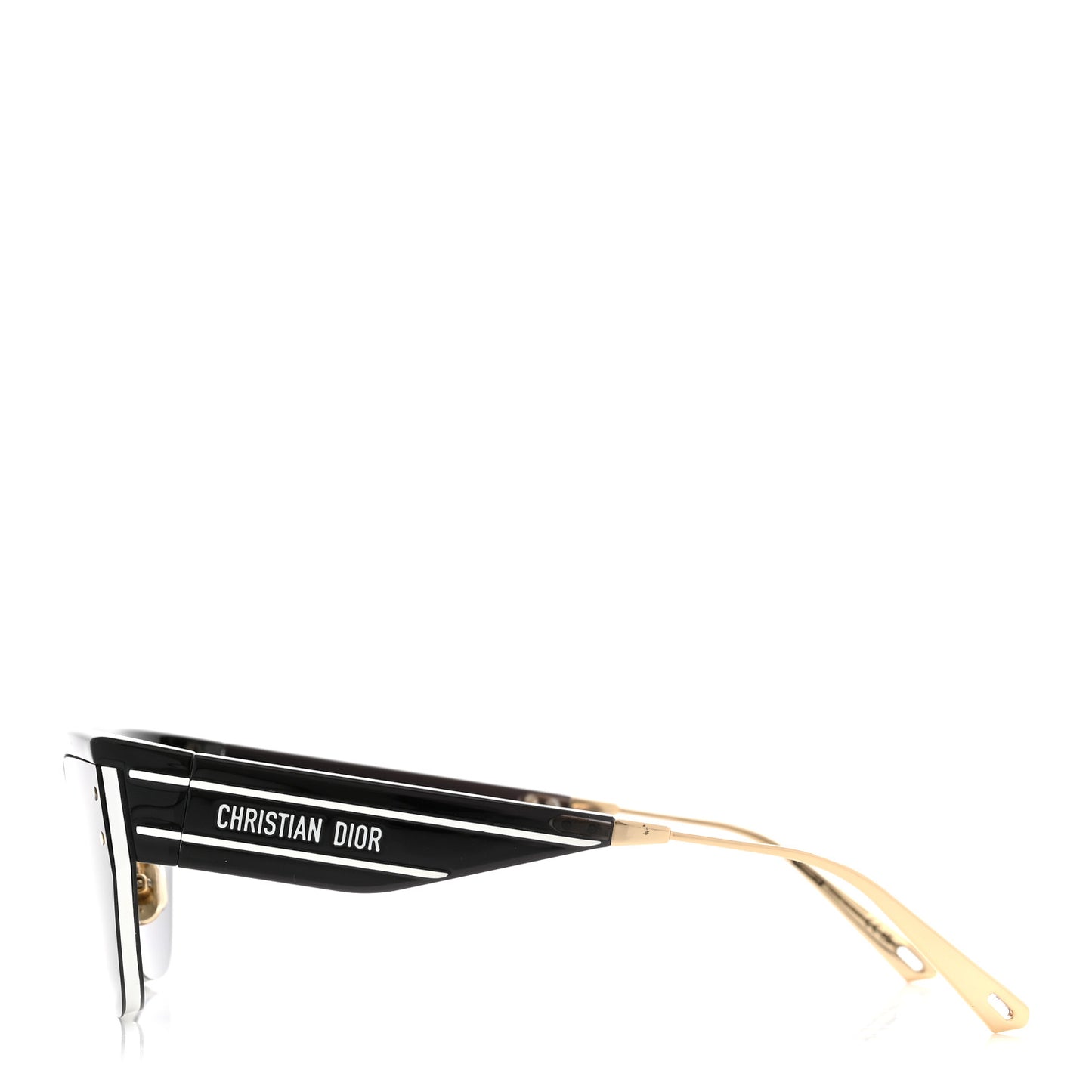 Acetate DiorClub M3U Cat Eye Mask Sunglasses Black