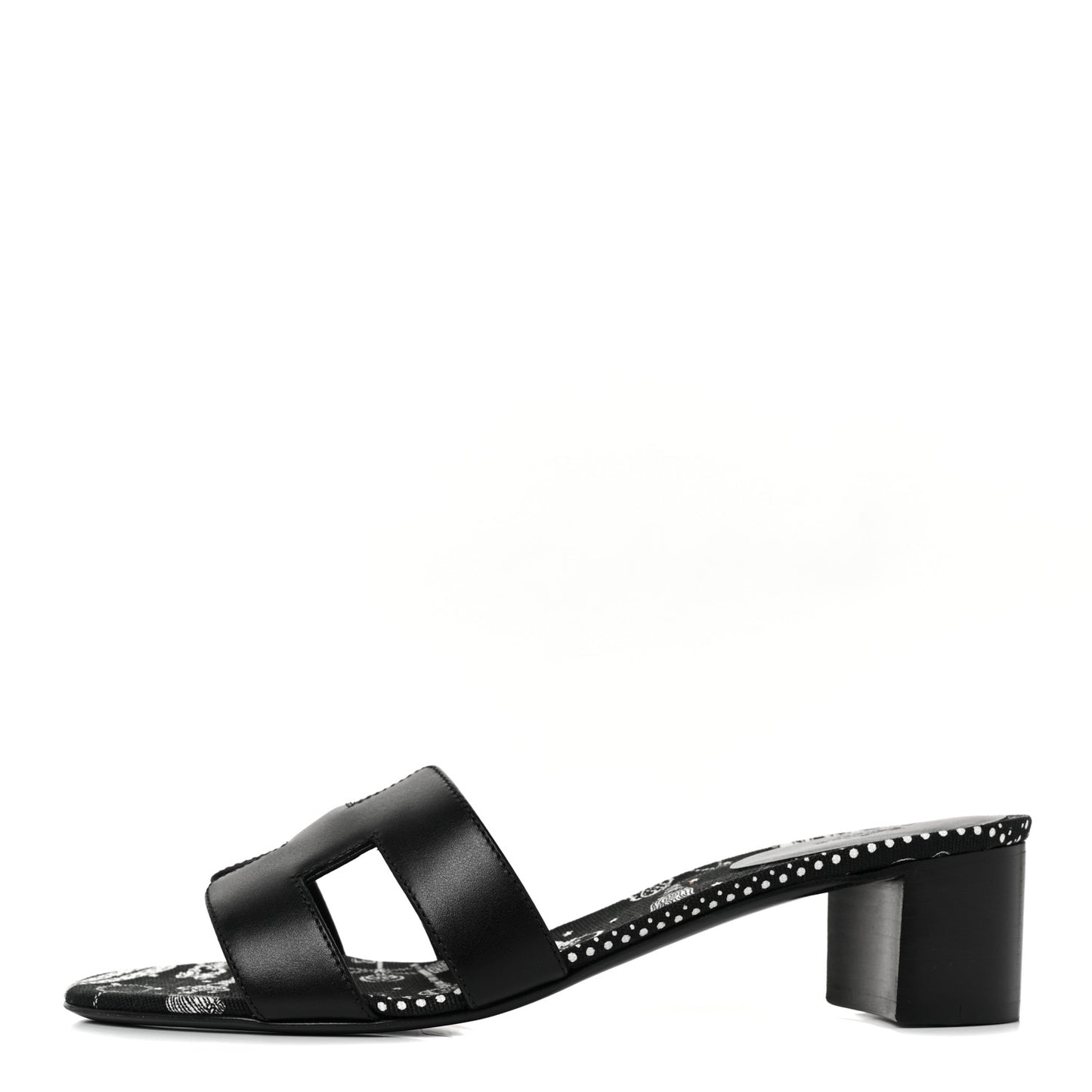 Calfskin Oasis Sandals 38.5 Black