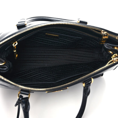 Prada Saffiano Medium Galleria Double Zip Tote Black 5 of 14