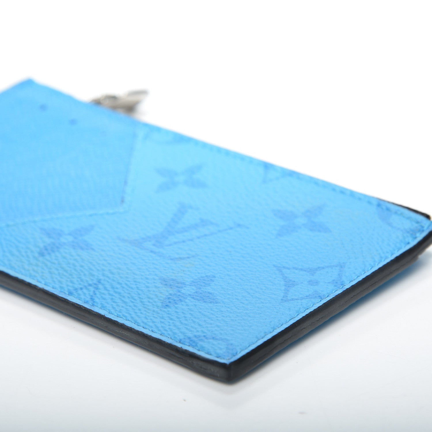 Louis Vuitton Taigarama Coin Card Holder Blue Lagoon 5 of 7