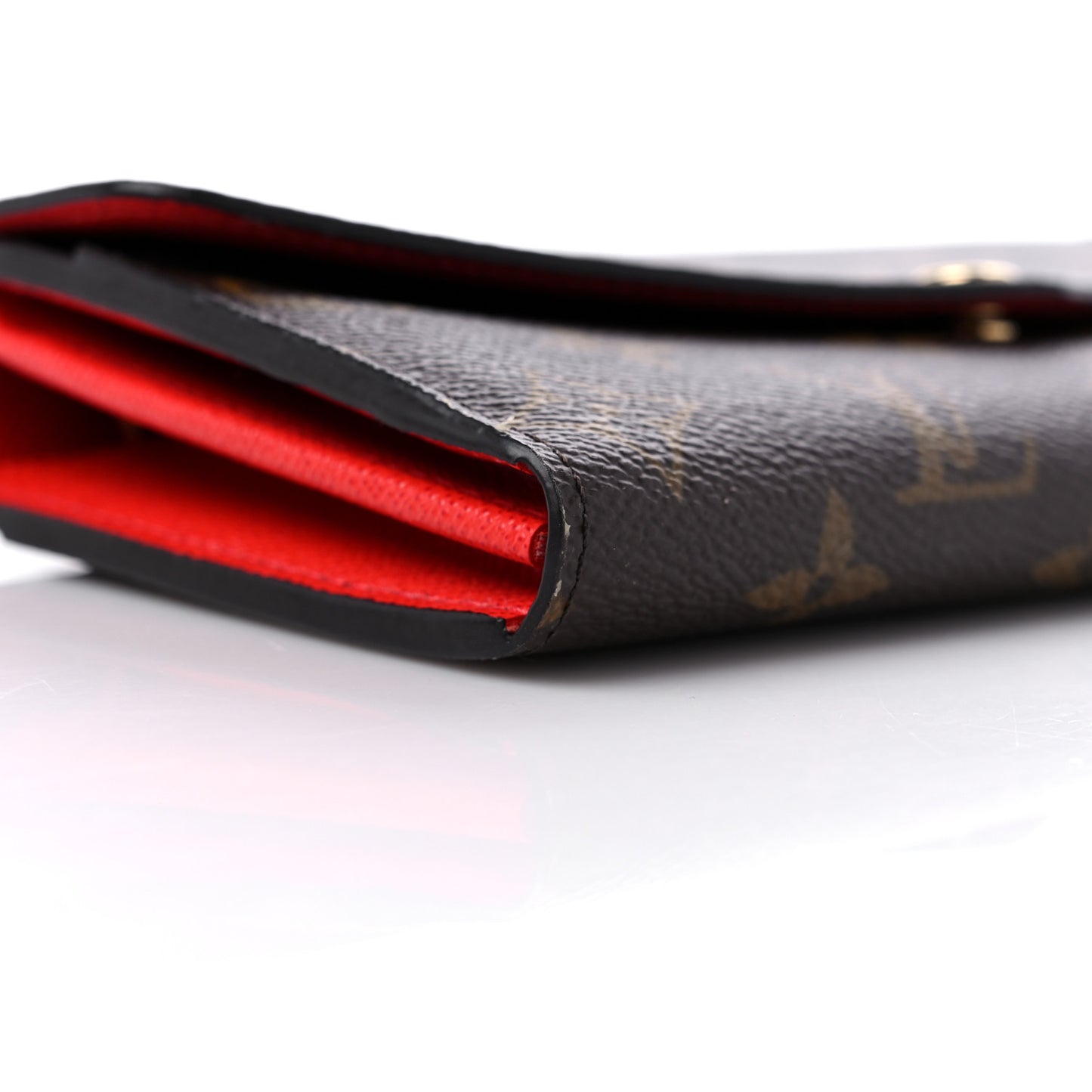 Monogram Sarah Wallet NM Coquelicot