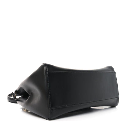 Fendi Nappa Mini Peekaboo Iconic Satchel Black 4 of 11