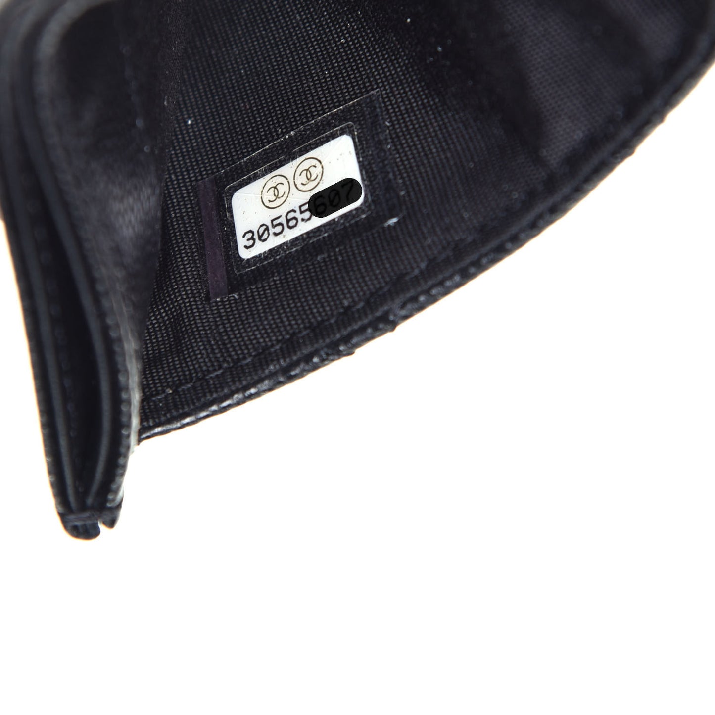 Caviar Quilted My Everything Card Holder Black