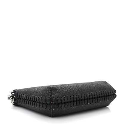 Stella McCartney Metallic Glitter Mini Falabella Box Shoulder Bag Black 4 of 10