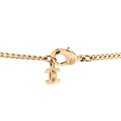 Chanel Medallion CC Rue Cambon Chain Necklace Gold 4 of 4