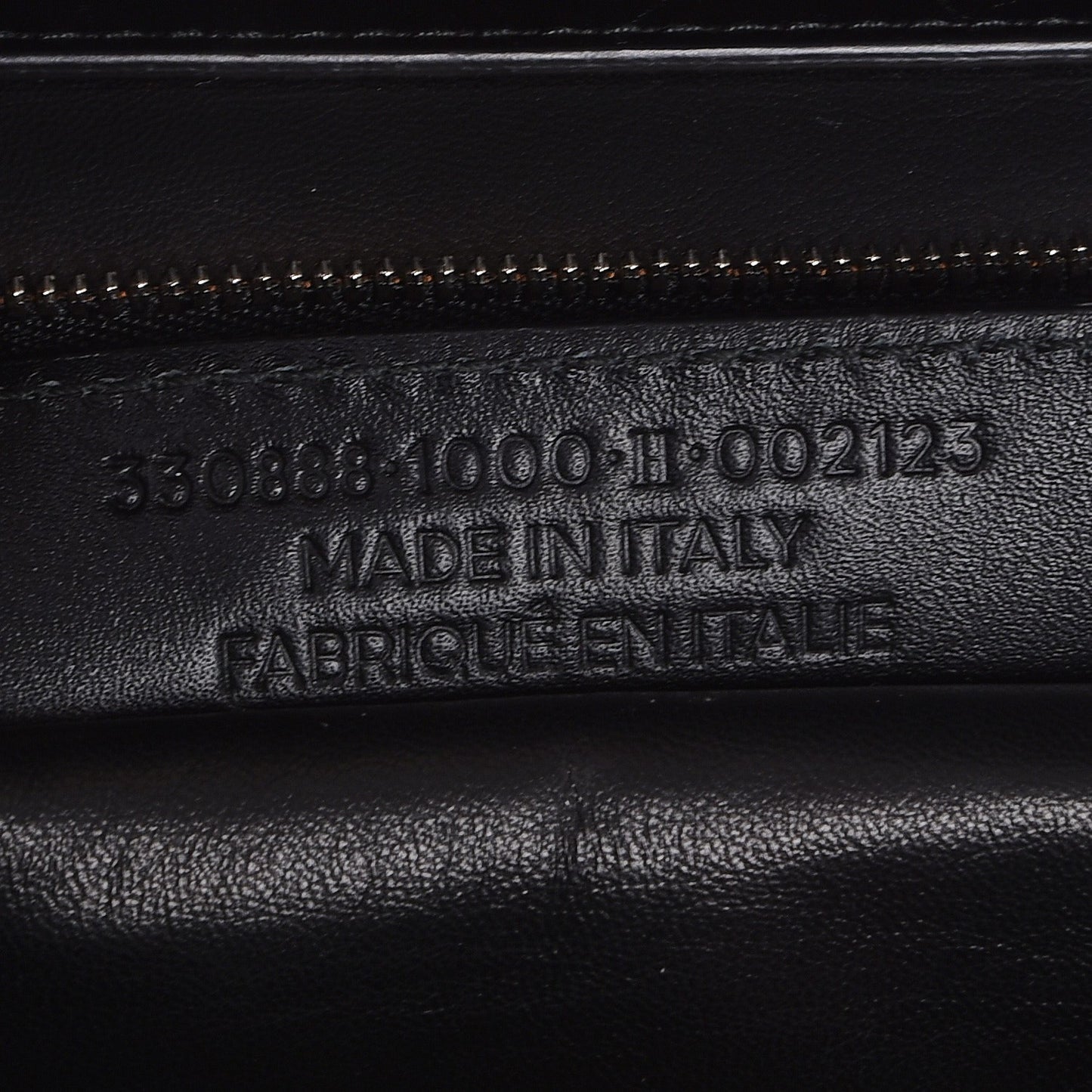 Smooth Calfskin Le Dix M Cartable Shoulder Bag Black