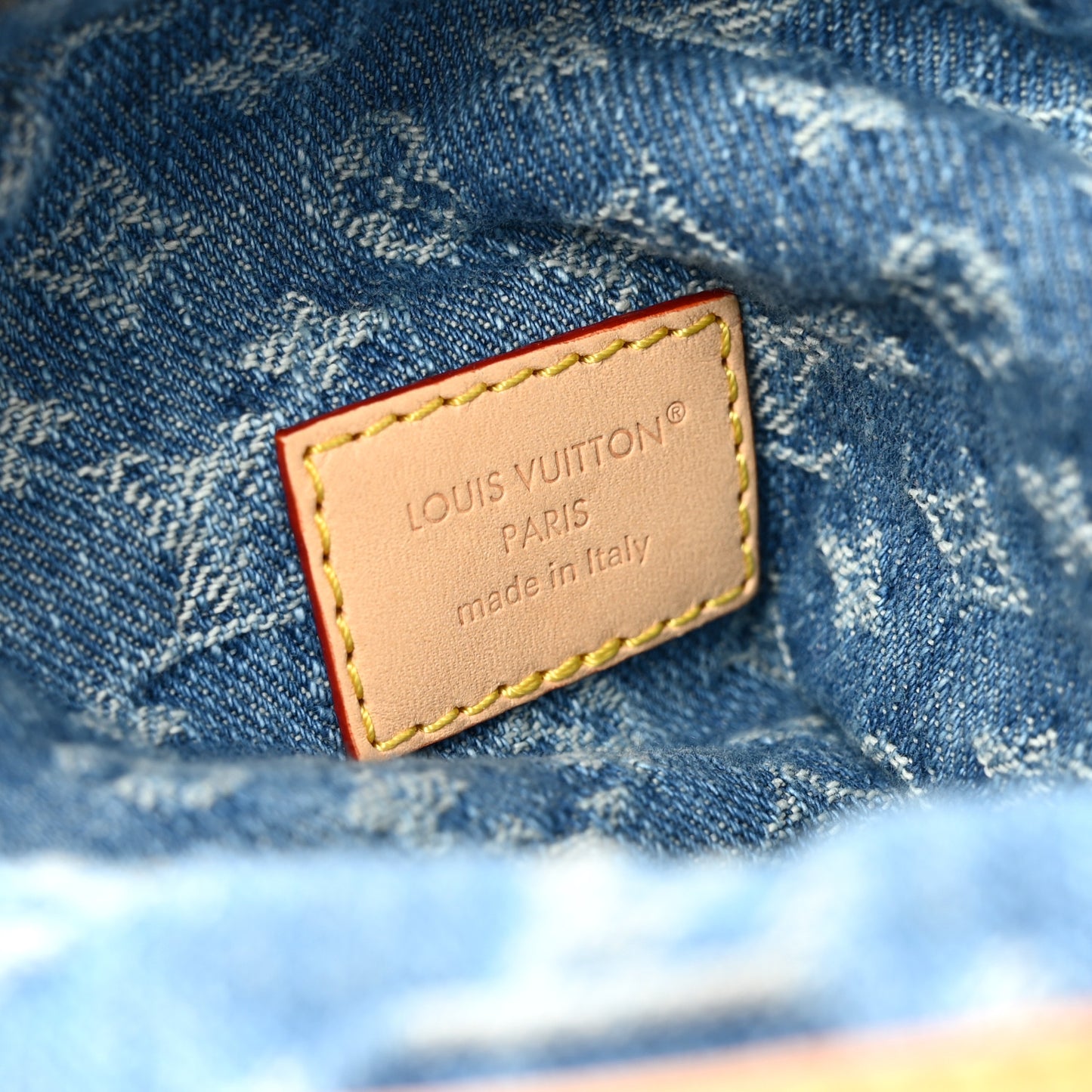 Monogram Denim Baggy NM Blue