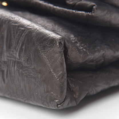 Louis Vuitton Jacquard Quilted Monogram Limelight Clutch PM Black 11 of 11