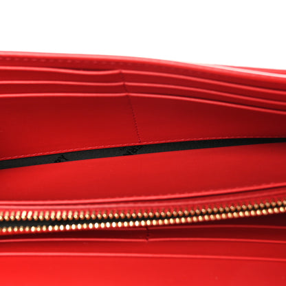 Burberry Calfskin Logo Hazelmere Wallet With Detachable Strap Red 6 of 9