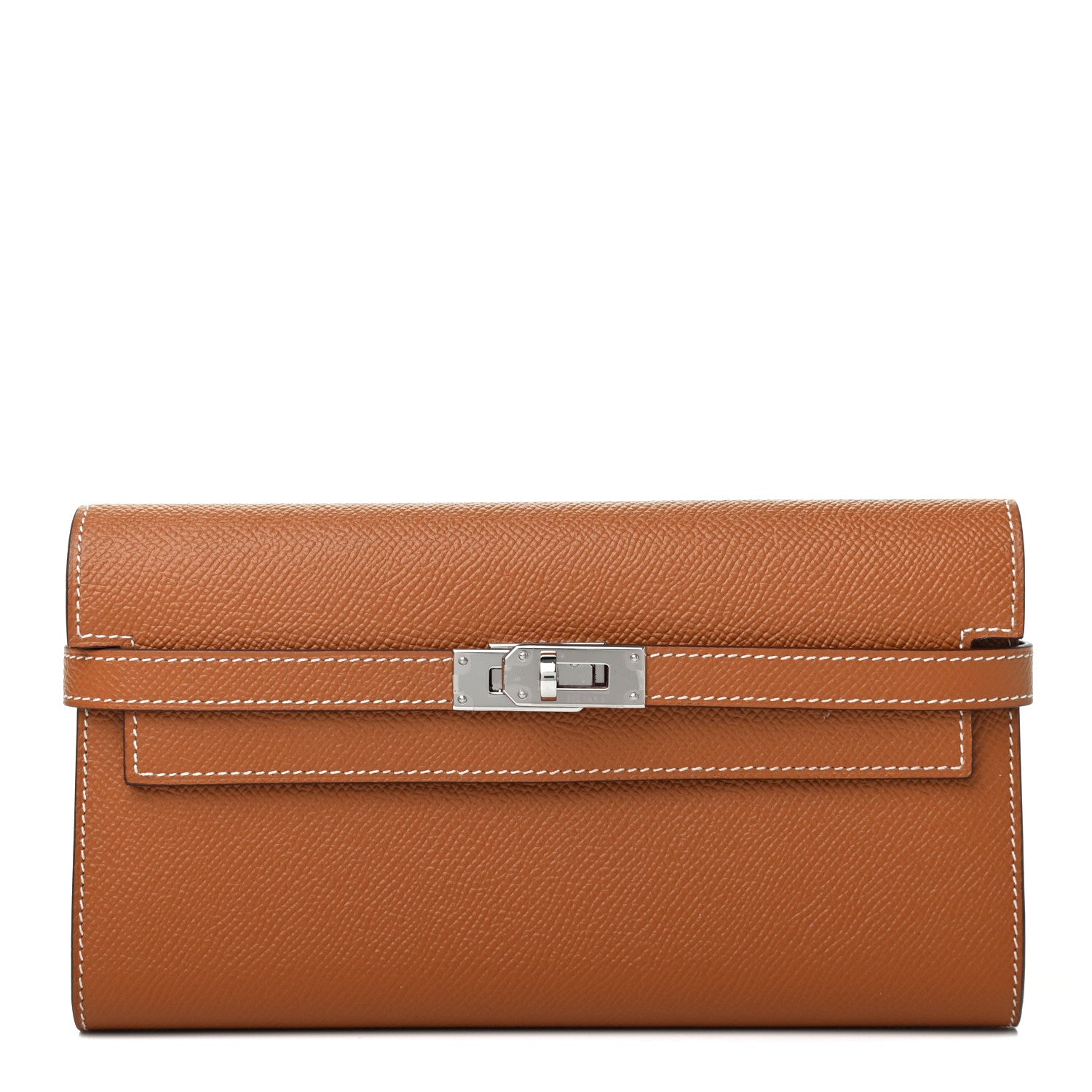 Hermes Epsom Kelly Longue Wallet Gold 1 of 8