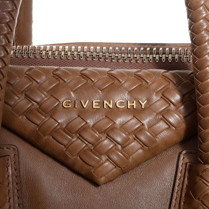 Givenchy Smooth Calfskin Medium Woven Antigona Hazel 10 of 11