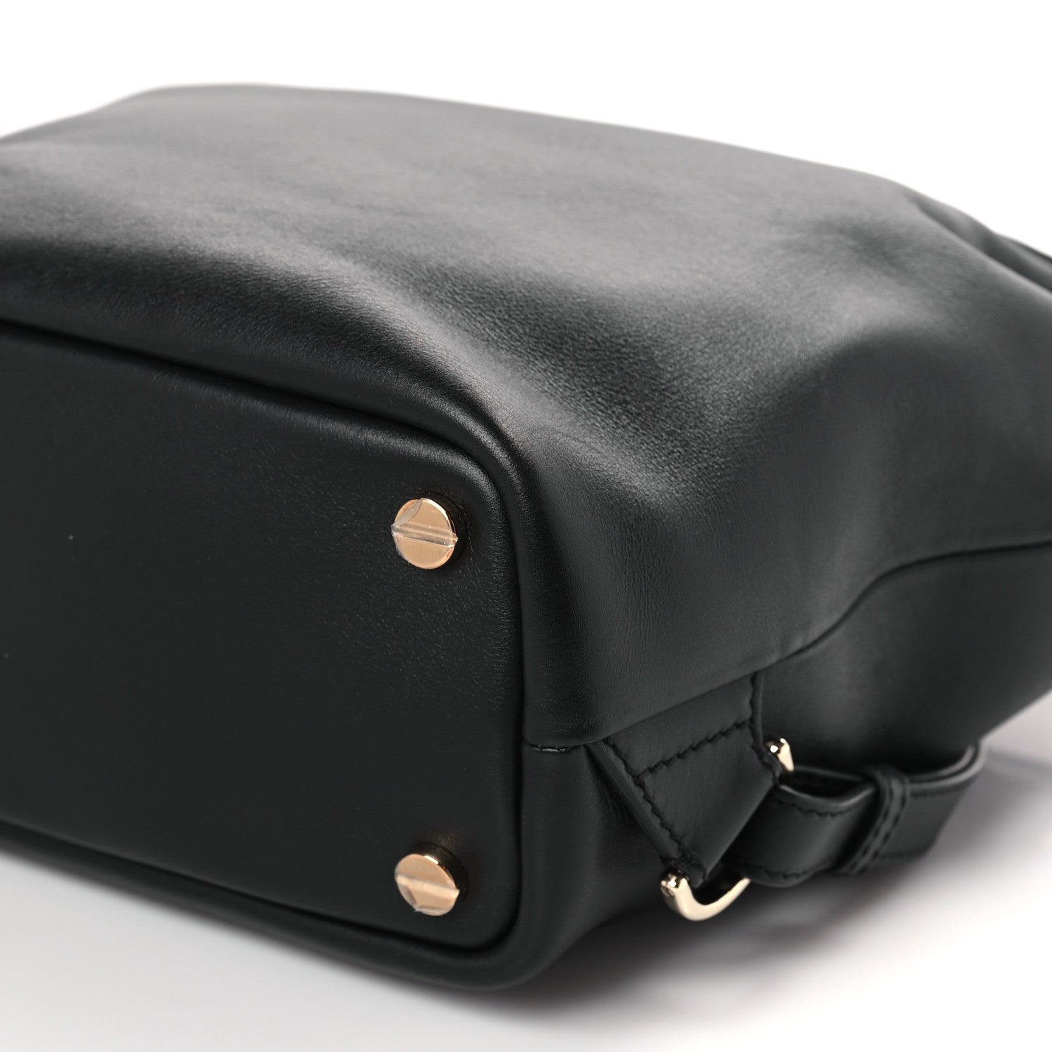 Valentino Garavani Vitello Rockstud Demilune Backpack Black 8 of 8