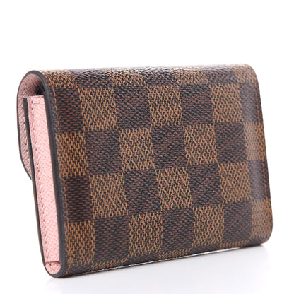 Louis Vuitton Damier Ebene Rosalie Coin Purse Rose Ballerine 3 of 14