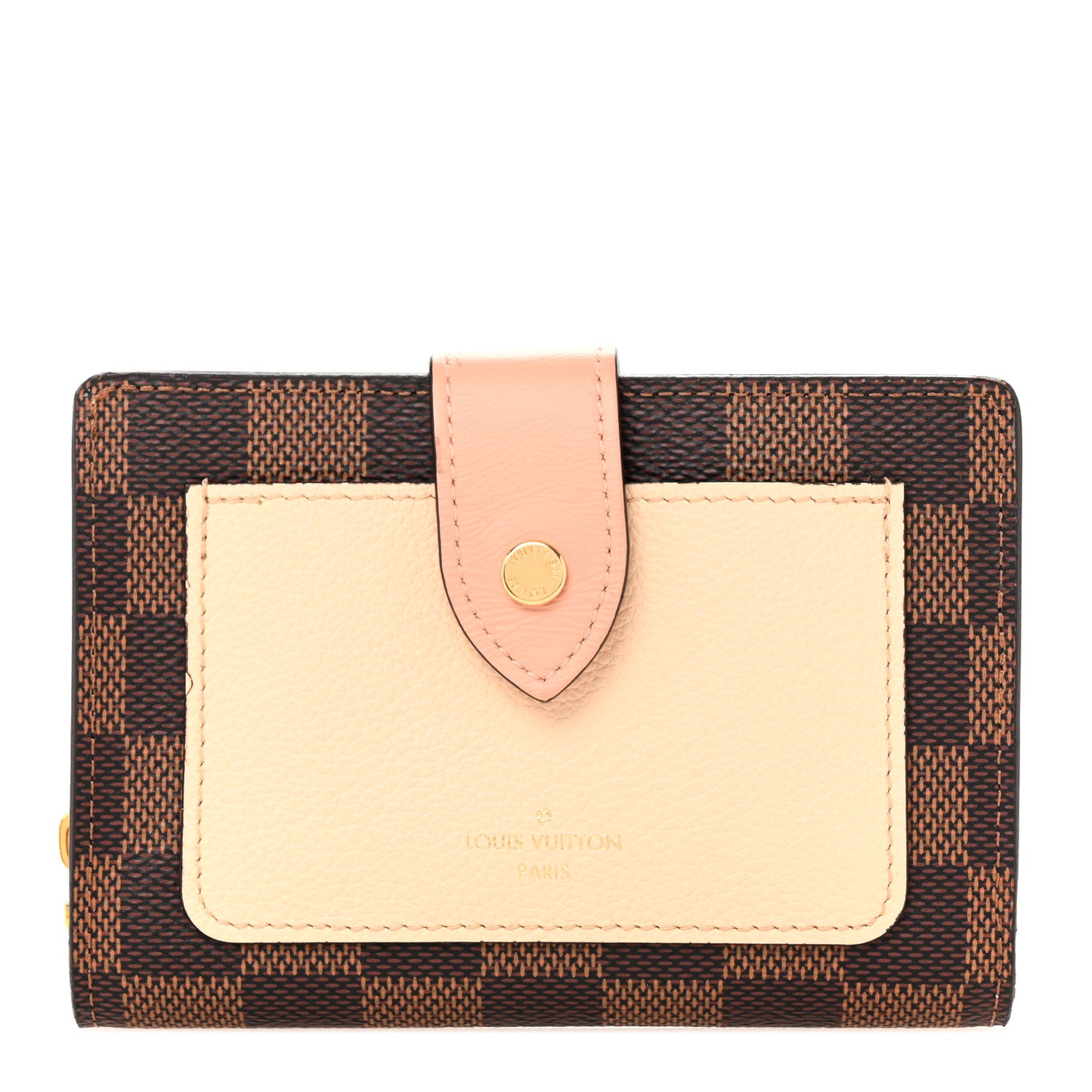 Damier Ebene Juliette Wallet Creme