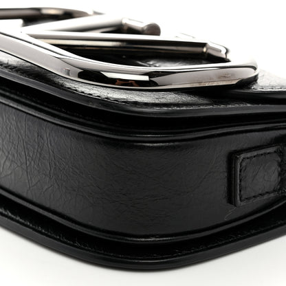 Valentino Garavani Brushed Calfskin Small Supervee Crossbody Bag Black 9 of 9