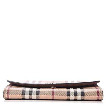 Burberry Haymarket Check Halton Wallet Tan 7 of 7