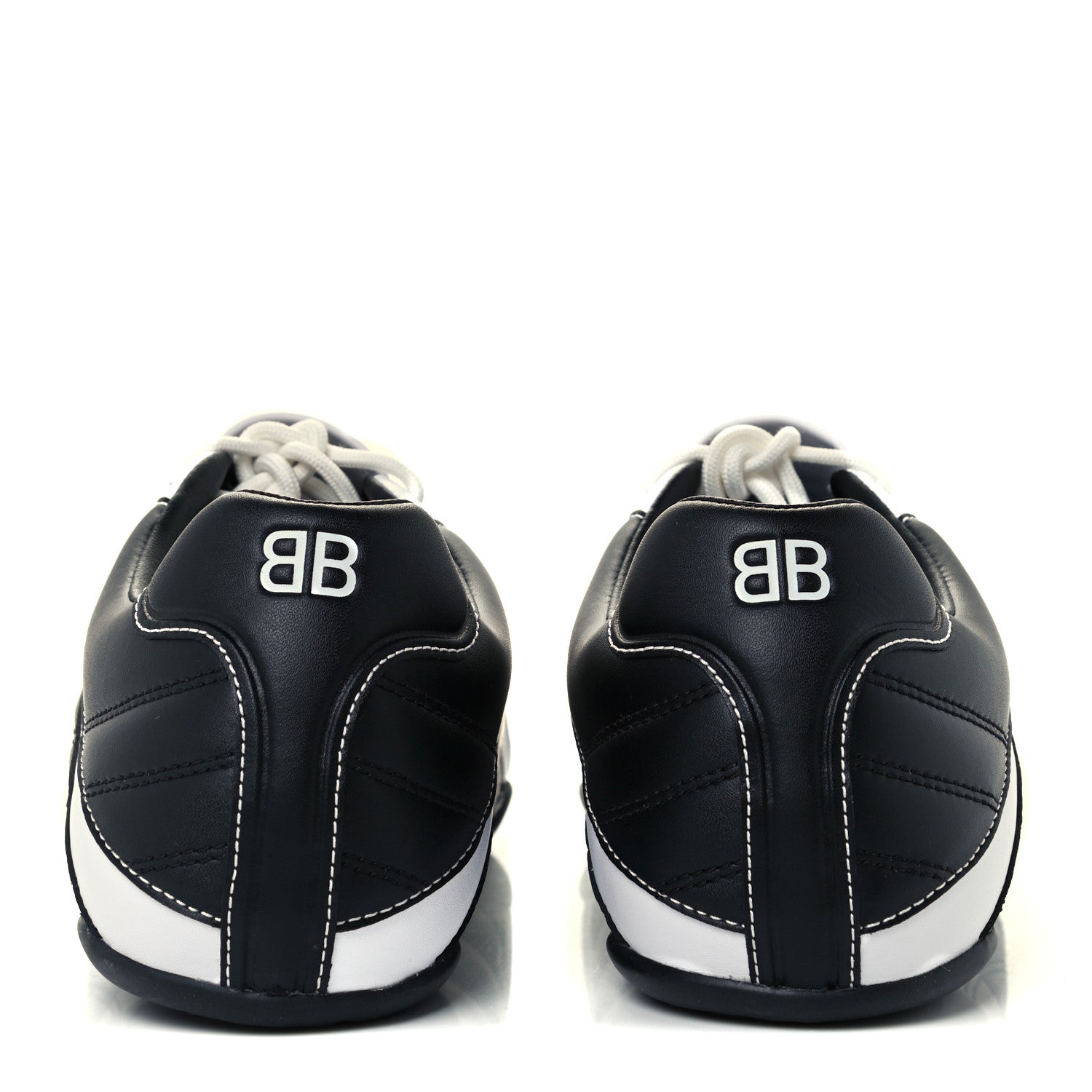 Balenciaga Polyurethane Mens Zen Sneakers 44 Black White 6 of 11