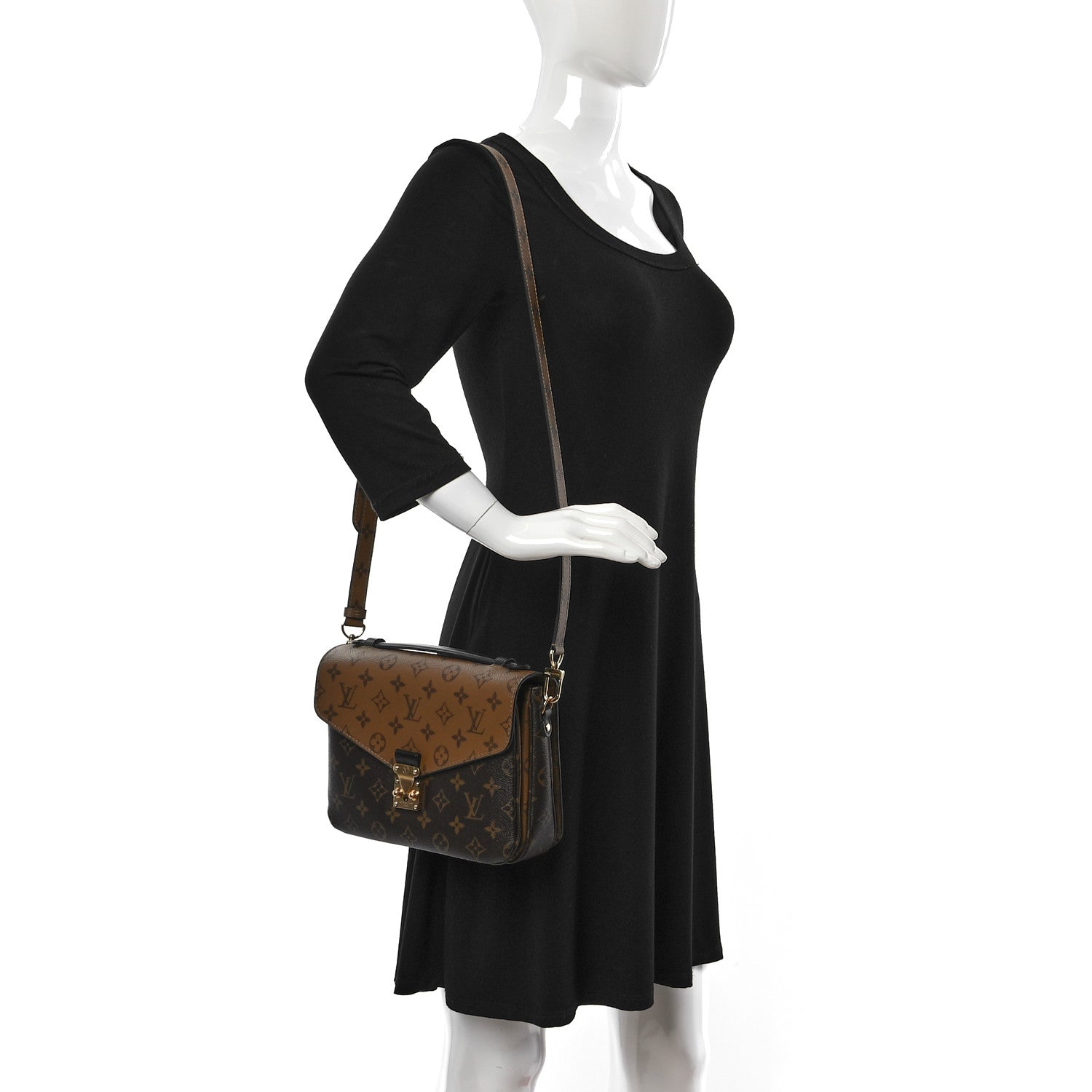 Louis Vuitton Reverse Monogram Pochette Metis 2 of 8