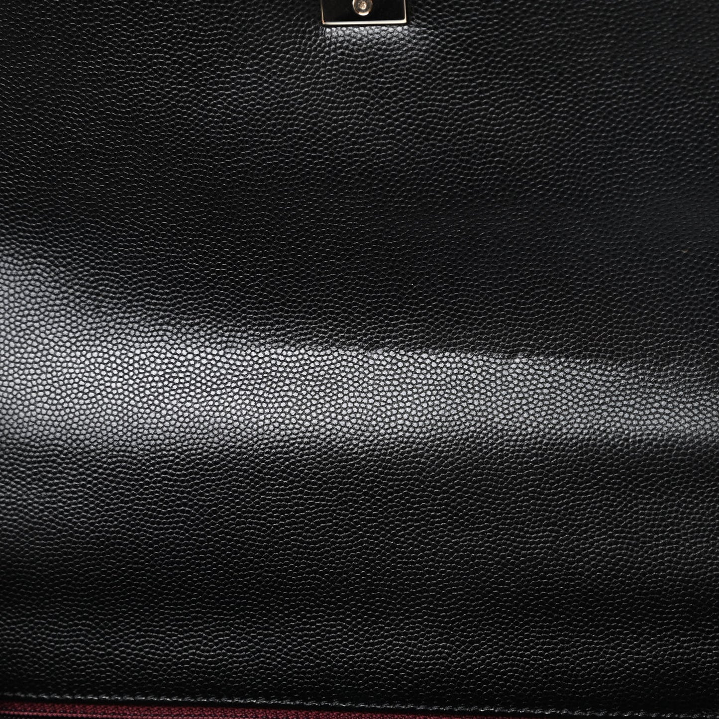 Caviar Quilted Small Coco Handle Flap Black