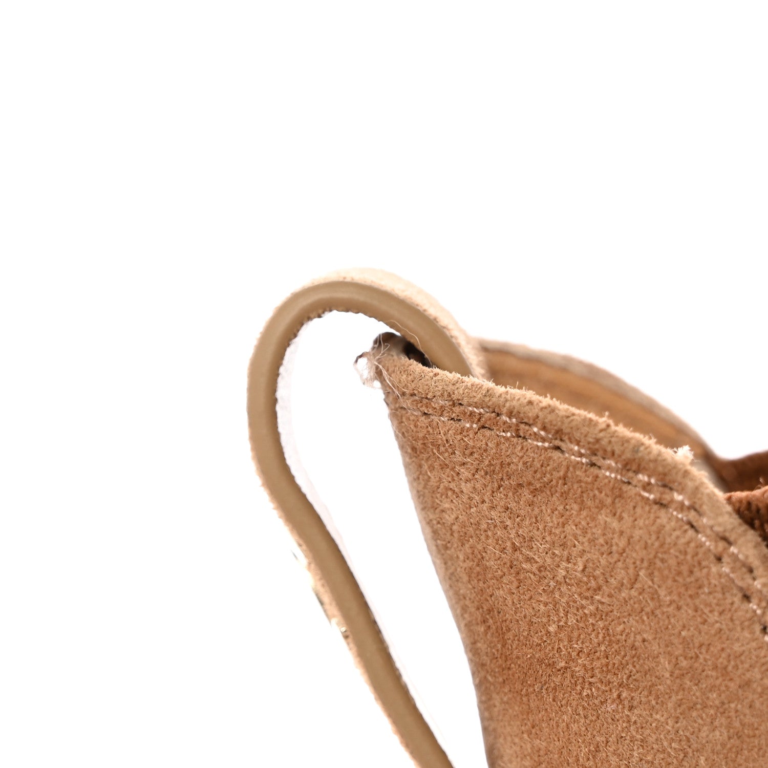 Chanel Suede Lambskin Cap Toe Ankle Boots 40 Light Brown 10 of 13