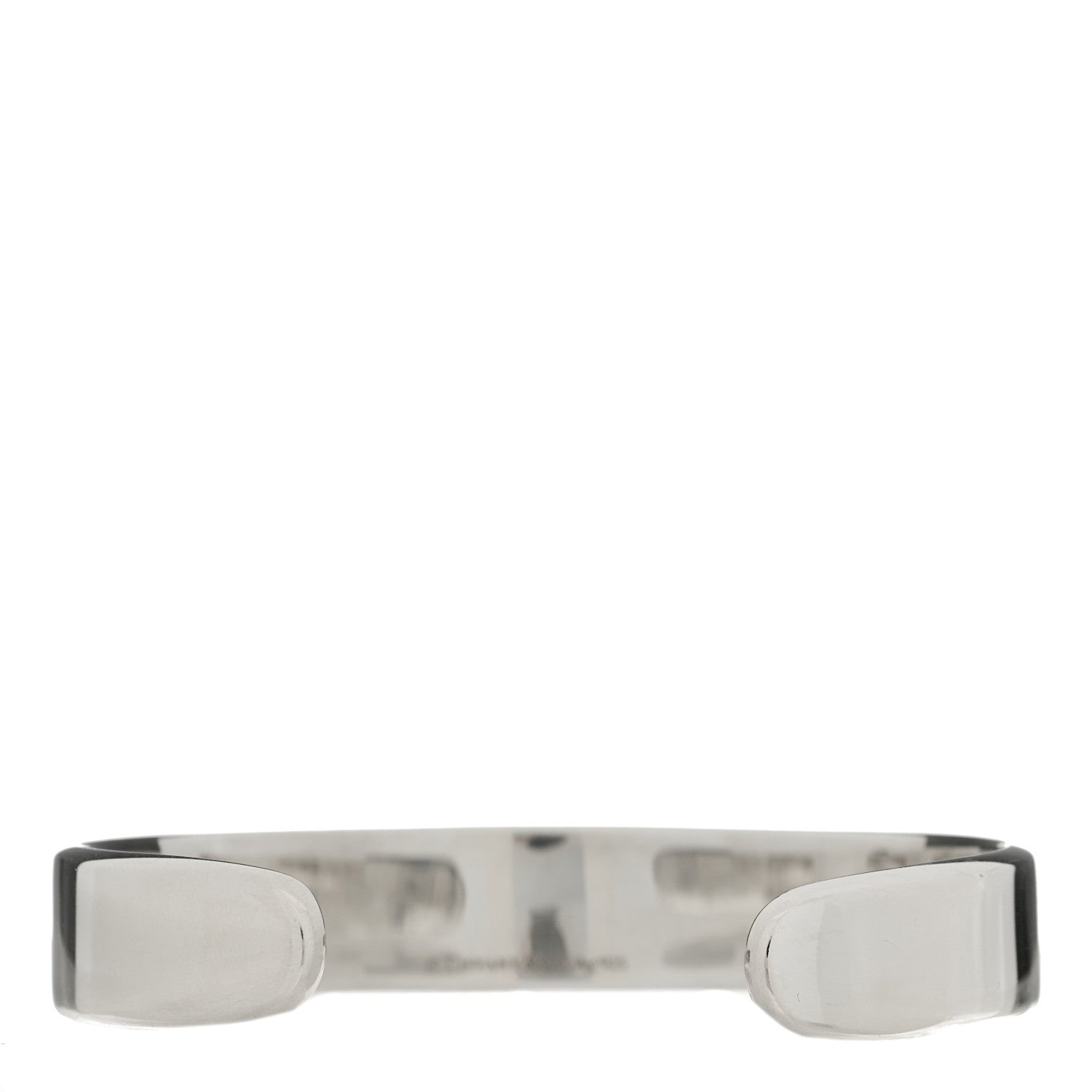 Tiffany Sterling Silver Diamond Return To Tiffany Narrow Cuff Bracelet 2 of 3
