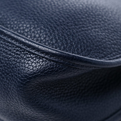 Hermes Taurillon Clemence Evelyne III GM Bleu Nuit 9 of 11