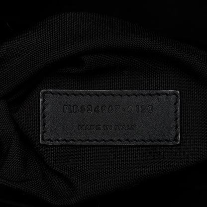Saint Laurent Canvas Palm Tree City Backpack Black White 6 of 13