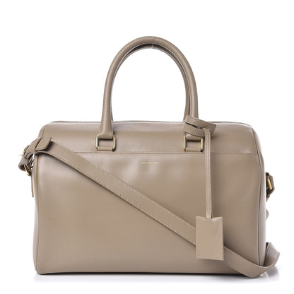 Saint Laurent Calfskin Classic Duffle 6 Beige Vintage 1 of 13