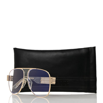 Christian Dior Metal Acetate Diorsignature A3U Sunglasses Gold 8 of 8
