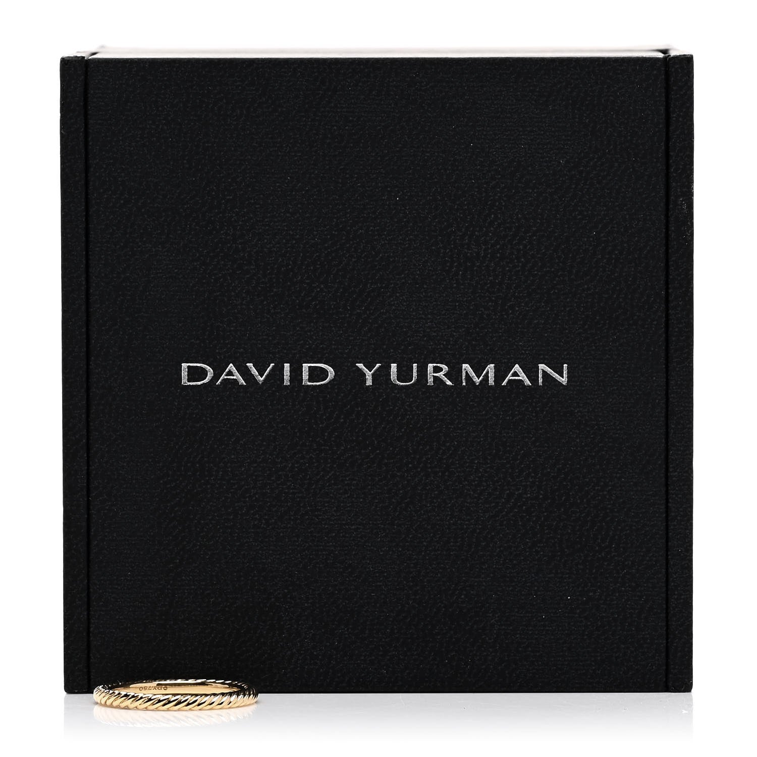 David Yurman 18K Yellow Gold 2mm Cable Classics Band Ring 52 6 6 of 6