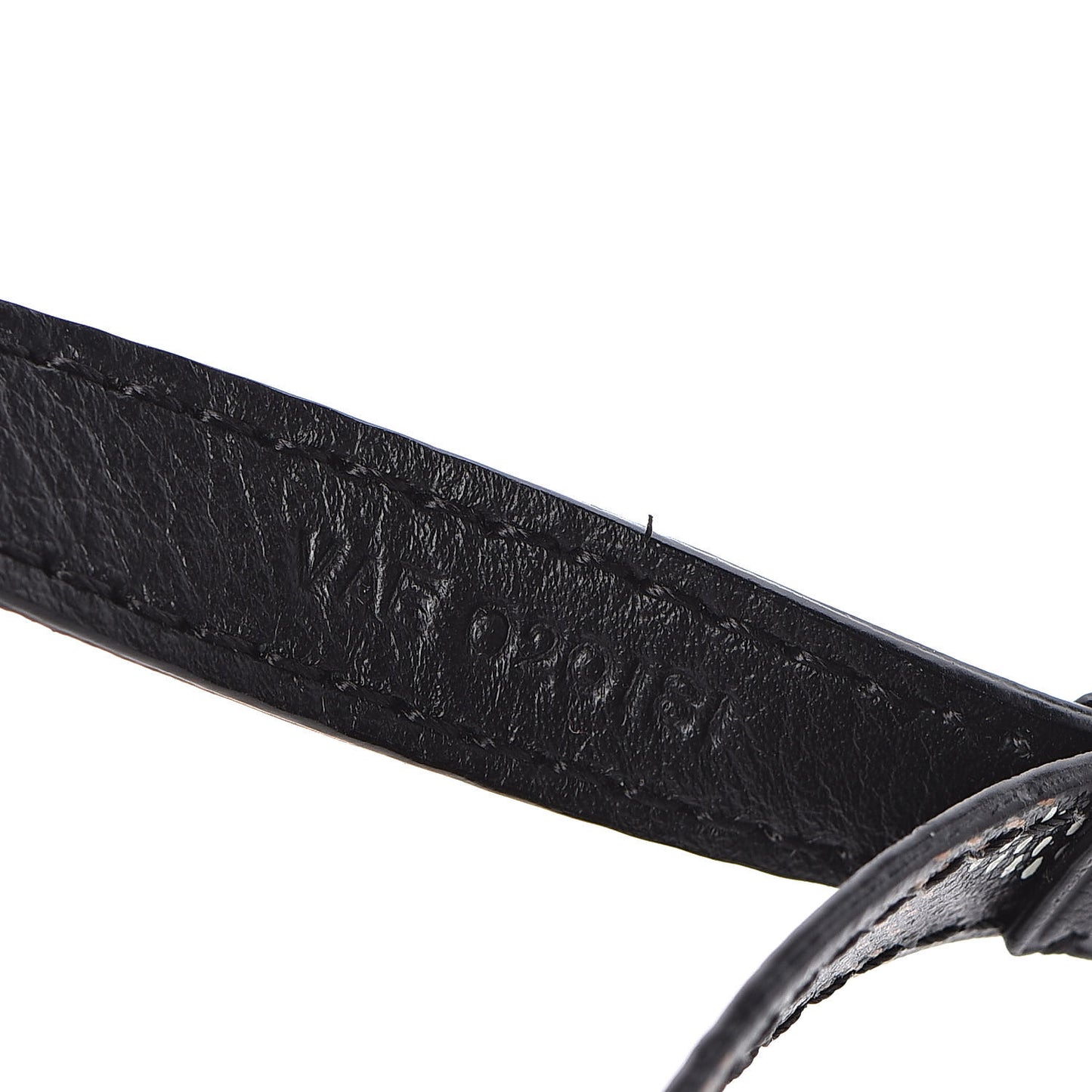 Goyardine Sesame Key Holder Black