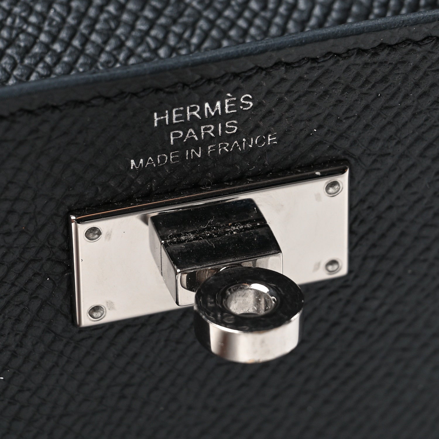 Hermes Epsom Kelly Pocket Compact Wallet Black 6 of 9
