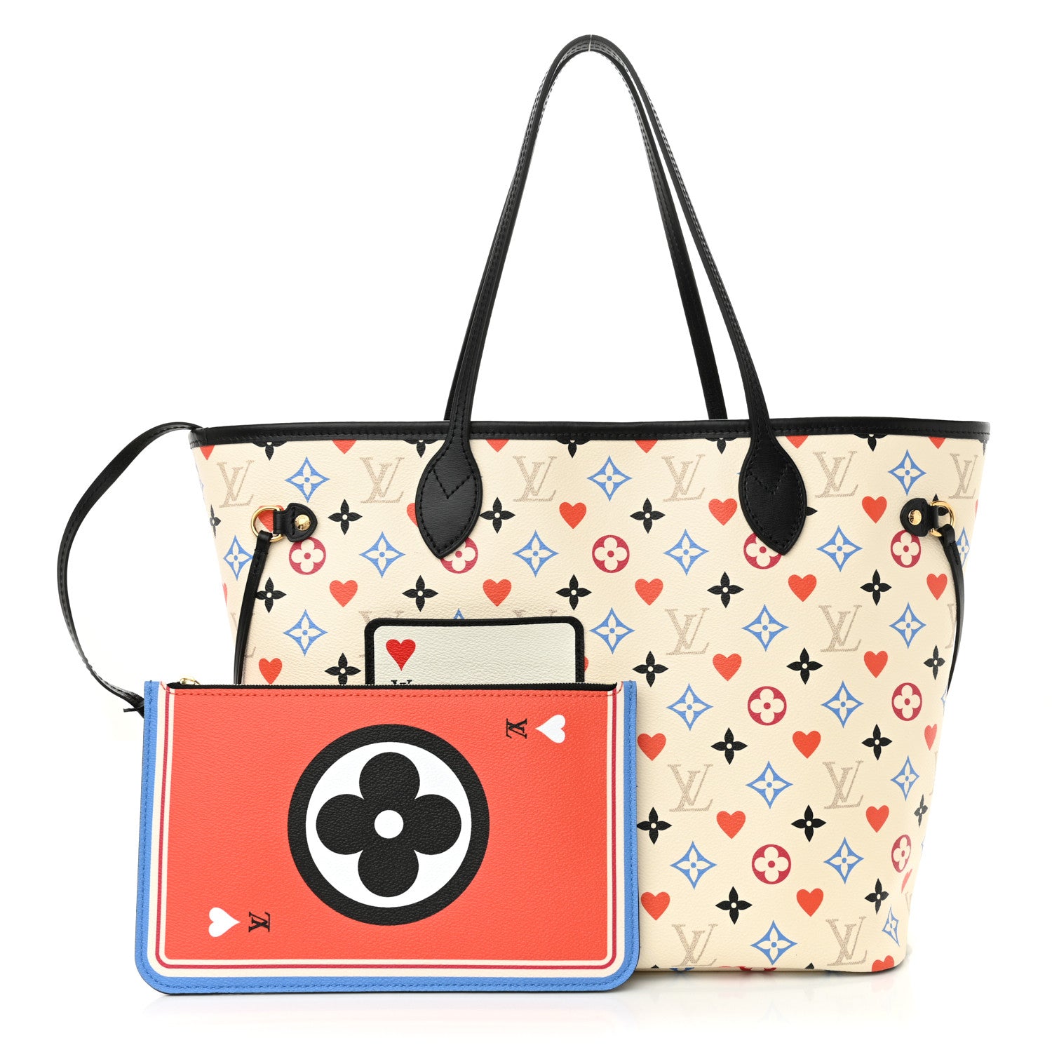 Louis Vuitton Game On Neverfull MM White 3 of 10