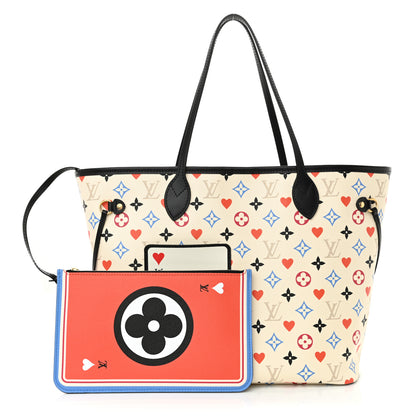 Louis Vuitton Game On Neverfull MM White 3 of 10