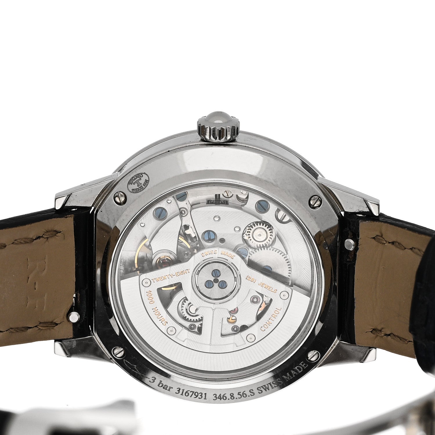 Jaeger-LeCoultre Stainless Steel Alligator Diamond Bezel 29mm Rendez-Vous Classic Day & Night Automatic Watch Q3468421 4 of 4