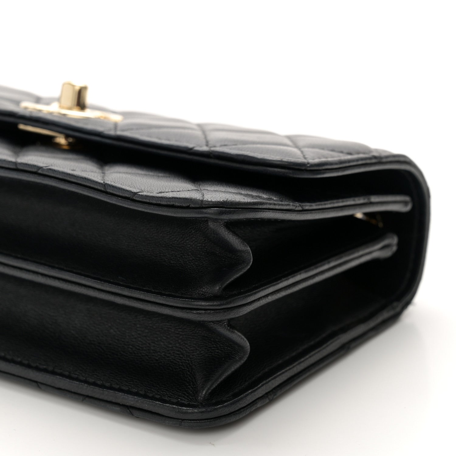 Chanel Lambskin Quilted Medium Trendy CC Flap Dual Handle Bag Black 11 of 13